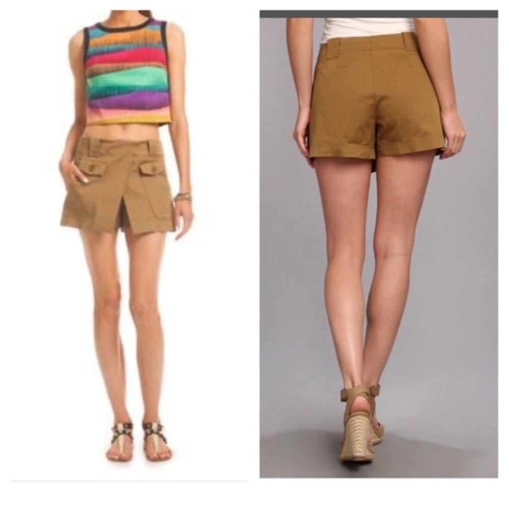 Trina Turk brown Joann Skort size 6